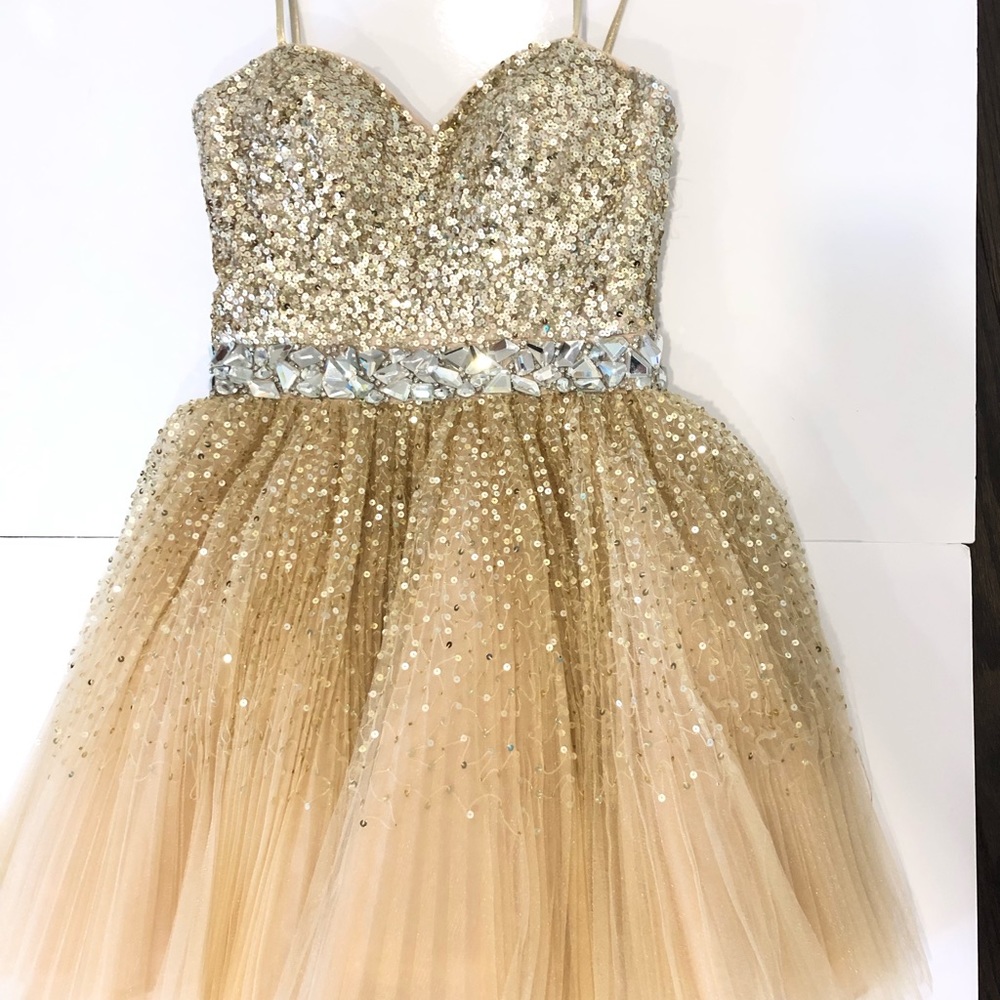 Gold Sherri Hill Dress